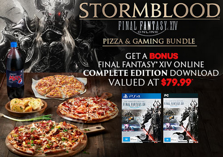 Get Final Fantasy XIV Free, from Domino's Pizza, in Australia