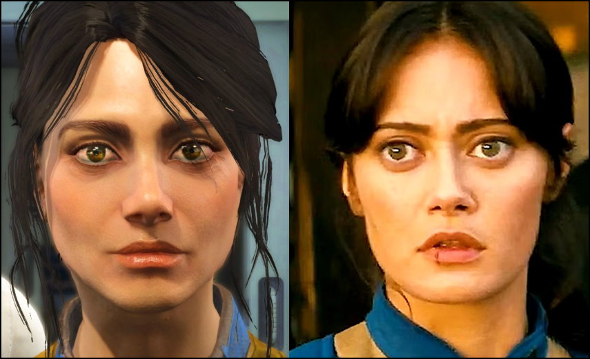 Lucy mod creation compared to tv show