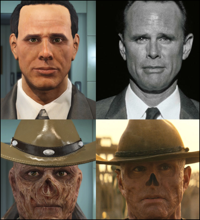 Cooper and Ghoul mod creation compared to tv show